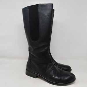 Naot Knee High Leather Boots Black 41 / 10